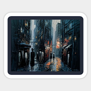 Urban Film Noir Sticker